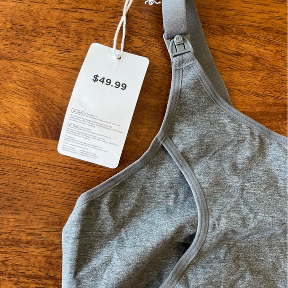 New MomCozy gray nursing pumping bra with accessories size XXL - Picture 2 of 7